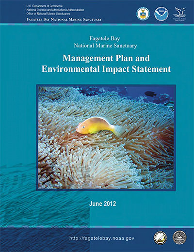 cover of the 2012 management plan and environmental impact statement
