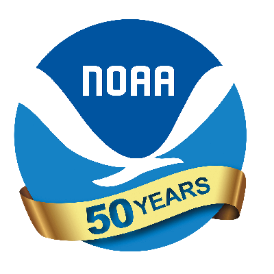 NOAA 50th anniversary logo